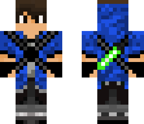 jedi blue camo with green lightsaber