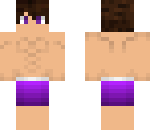 purple suimsuit guy