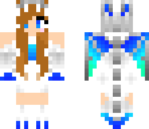 edit of blue dragongirl