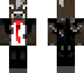 torn up cow