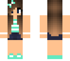 sky girl green