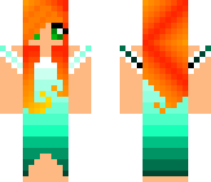 girl with teal dress