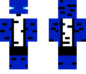 blue tiger with pants