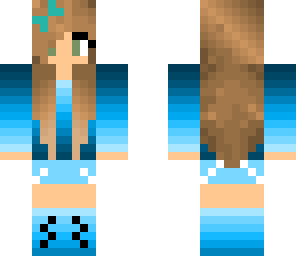 cute blue girl