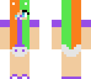 green orange baby girl
