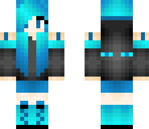 blue ender girl