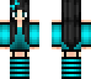blue girl cutie