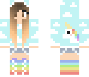 unicorn hoodie ombre