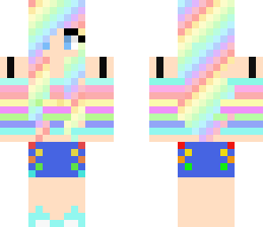 cute rainbow girl