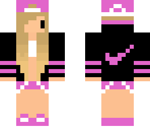 pink nike chibi
