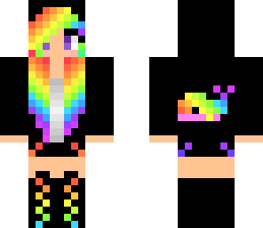rainbow girl edit