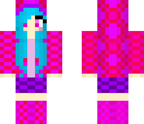 pink and purple girl