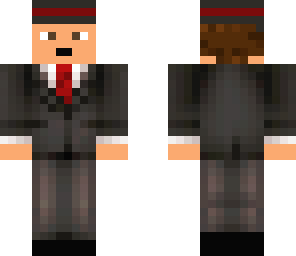suit man with hat