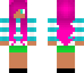 pink haired girl