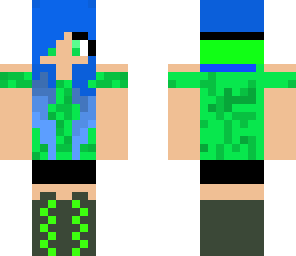 green girl
