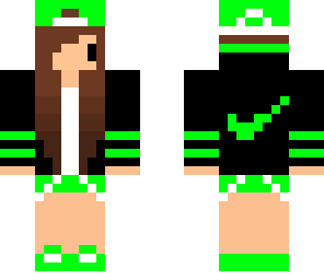 green nike chibi