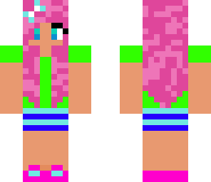 pink haired girl