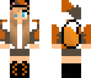 calico cat girl