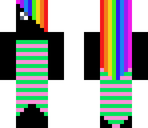 rainbow girl
