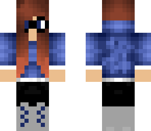 woofless girl with glasses