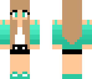 aqua green girl