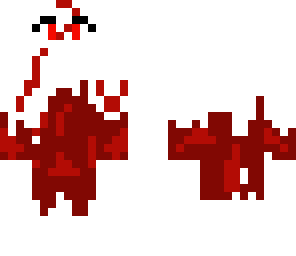 blood covered person