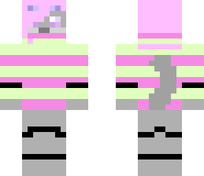 engineer animatronic kittie girl in a sweater