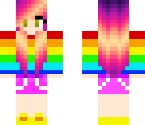 rainbow girl