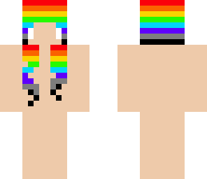 rainbow chibi hair base