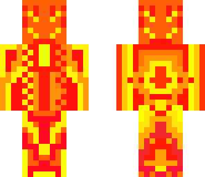 flaming skin