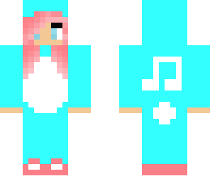 blue panda girl with shoes