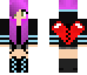 broken heart emo girl