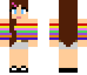 rainbow girl