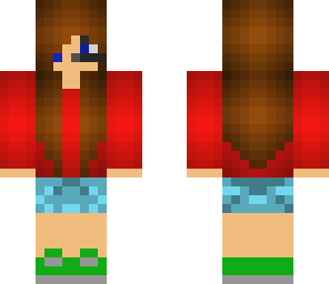 red gamer girl