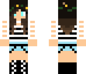 half edited goth girl