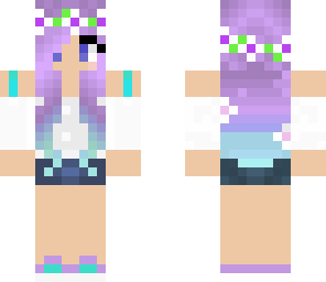 summer blue skin