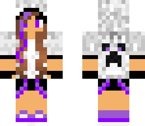 slight edit of purple gamer girl