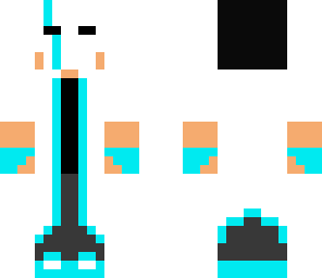 blue masked person