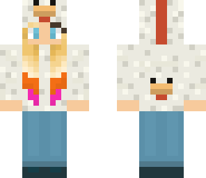 chicken hoodie girl