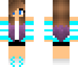 fixed blue with purple tips