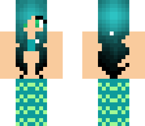 teal mermaid edit