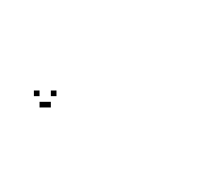 white figure tiny