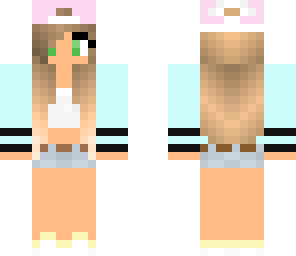 kawaii tomboy girl edited with green eyes