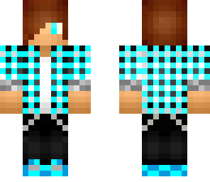 blue plad boy