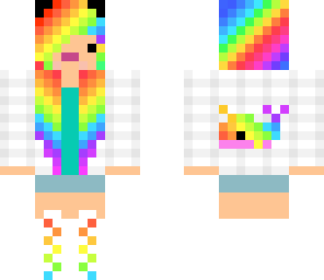 rainbow derp girl