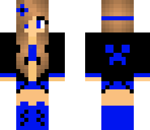 blue creeper girl