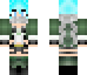 sinon long hair 3
