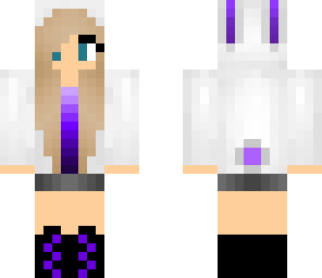 purple bunny girl