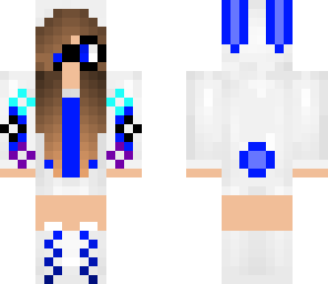 blue crazy ninja bunny