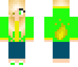 yellow and green girl